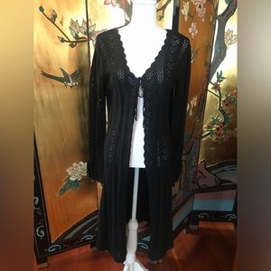 Nst Knitted Coat | size 1XL (fits Large) | Black